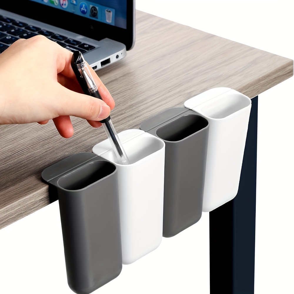 Desk Setup Organizer - Desk Pen Holders, Clip-on Pencil Storage