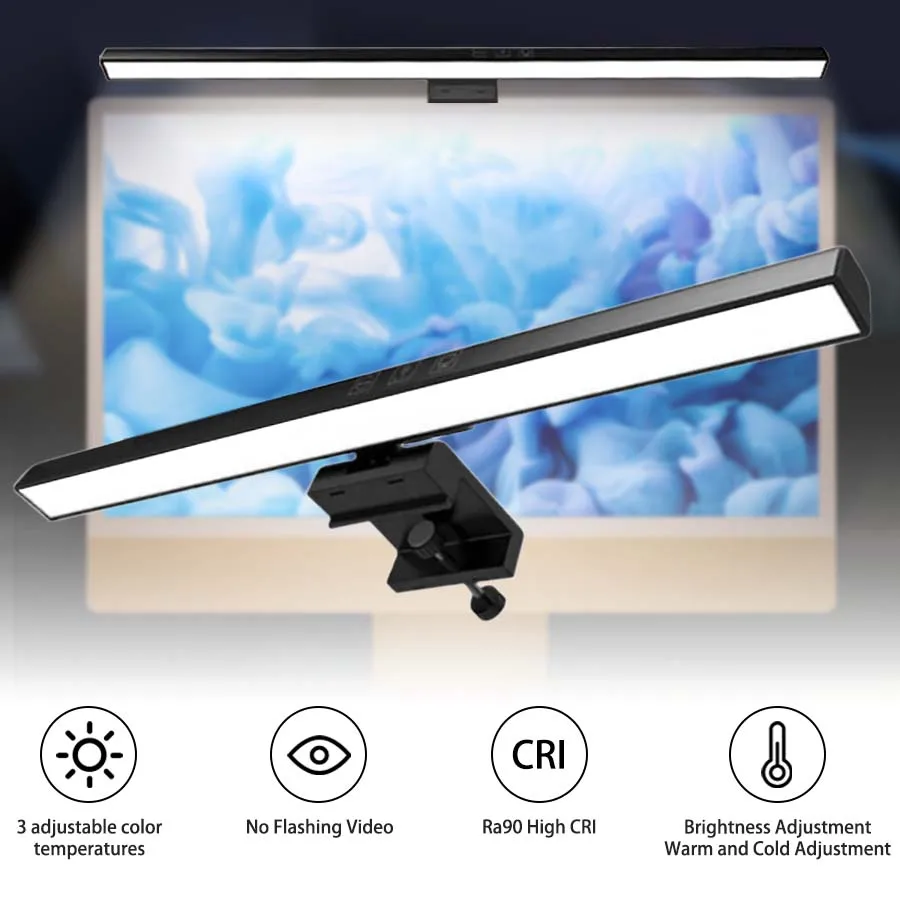Desk Setup Pc - LED 33cm 50cm Monitor Light Bar