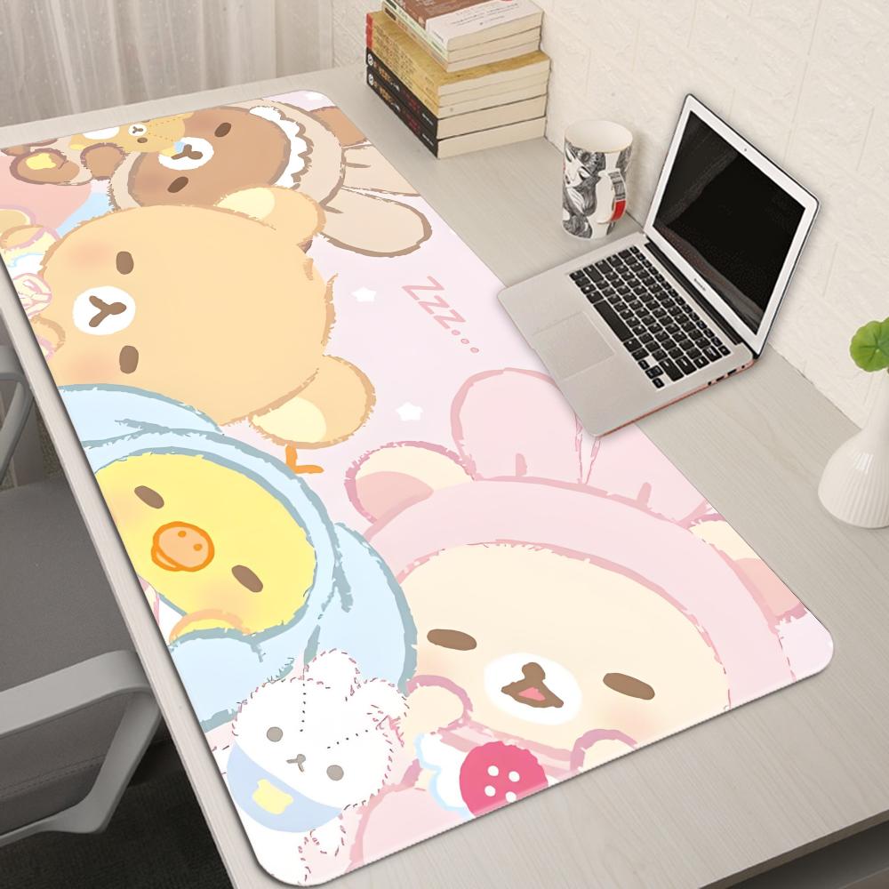 Desk Setup Pc - XXL Cartoon Pink Mouse Pad Anime
