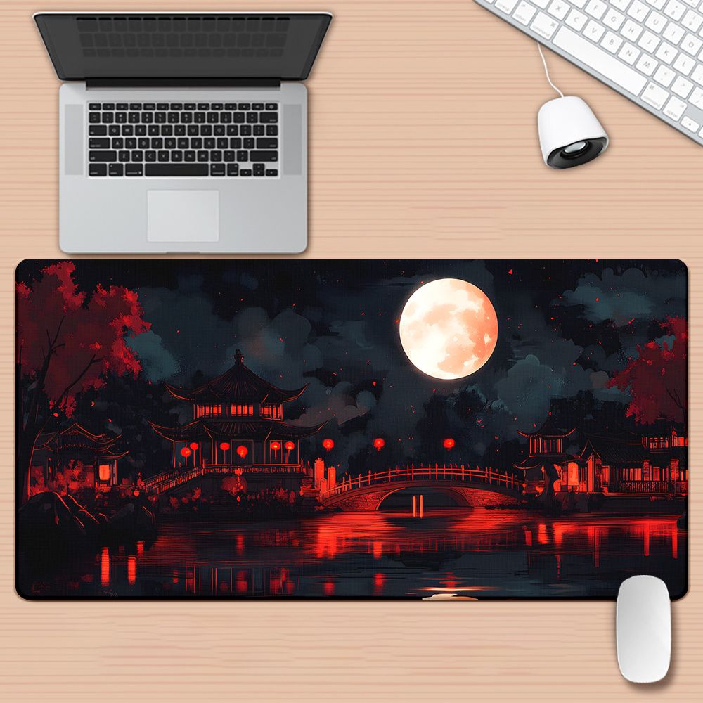 Desk Setup Gaming And Work - Gaming Work Desk Mat Mouse Pad