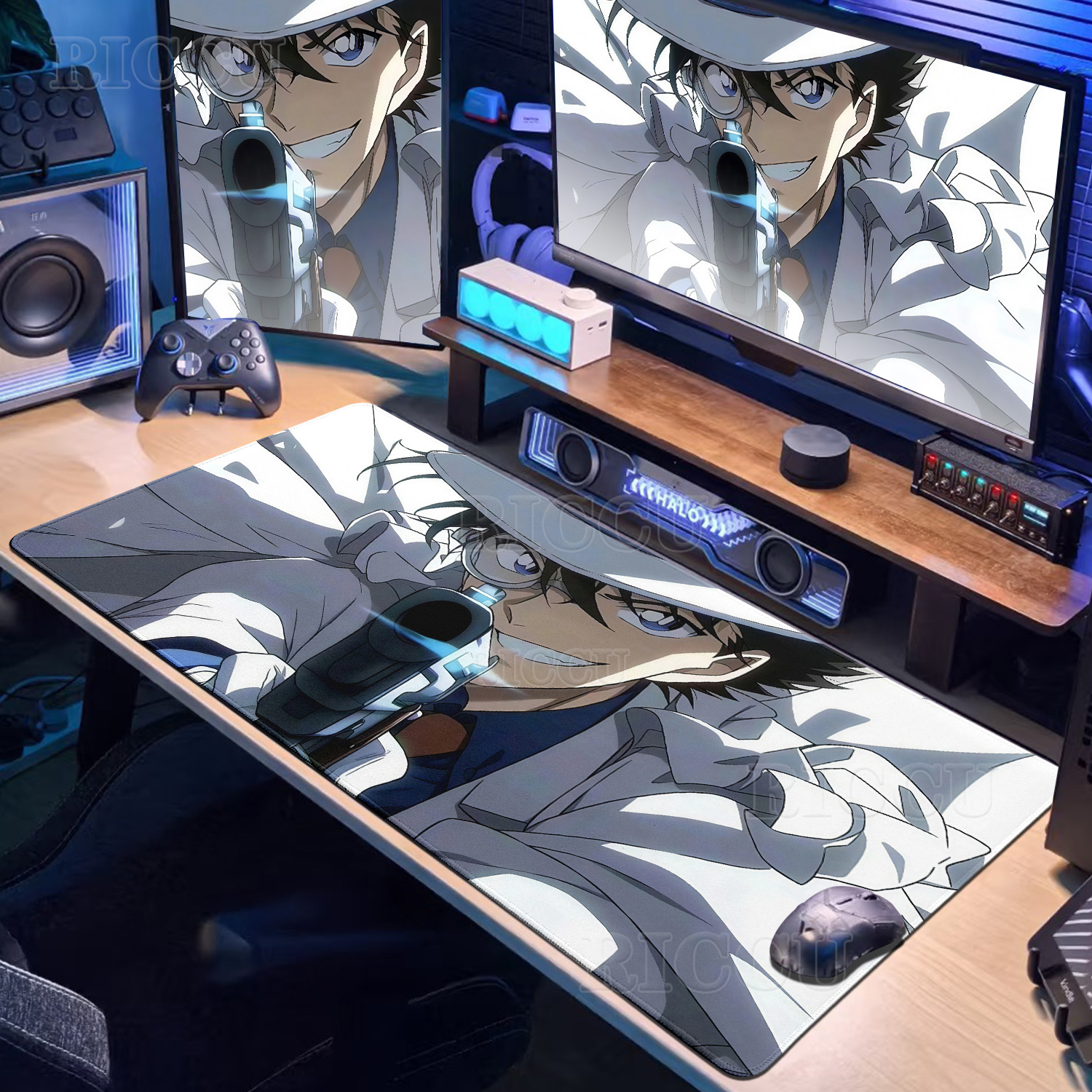 Desk Setup Pc - Anime D-Detective Conan Mouse Pad Computer