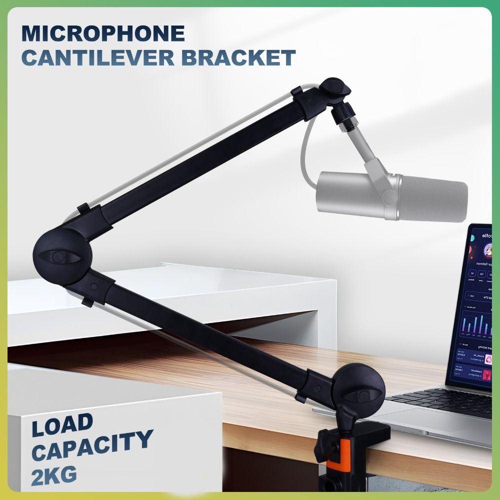 Desk Setup Game - Microphone Boom Arm Mic Stand Desk