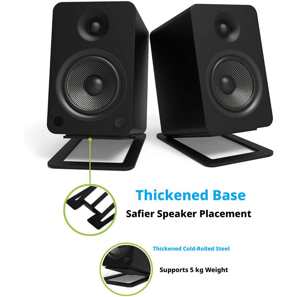 Metal Desktop Speaker Stand Ri - Desk Setup Speakers ulasan dan harga