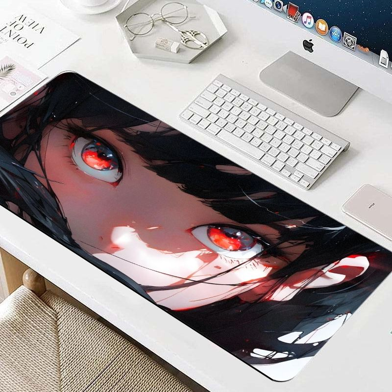 VIKAMA Dark Anime Red Eye Girl - Desk Setup Red ulasan dan harga