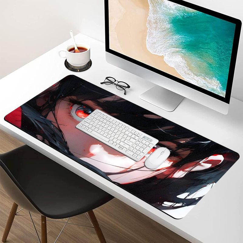 VIKAMA Dark Anime Red Eye Girl - Desk Setup Red ulasan dan harga