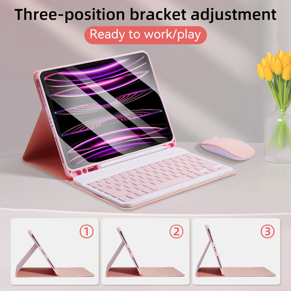 For iPad Keyboard Case For iPa - Desk Setup Ipad ulasan dan harga