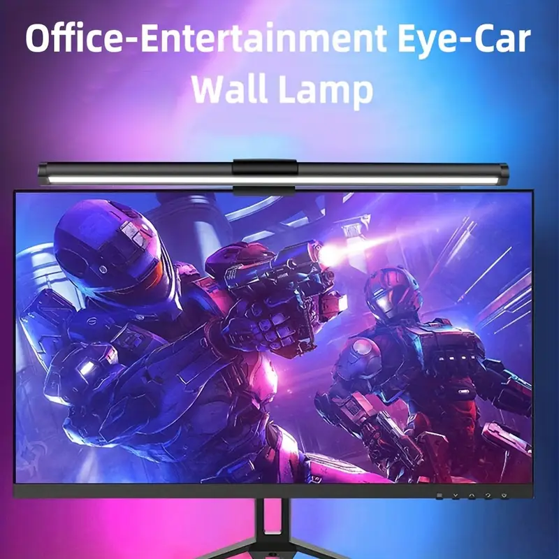 Stepless Dimming Hanging LED M - Desk Setup Gaming And Work ulasan dan harga