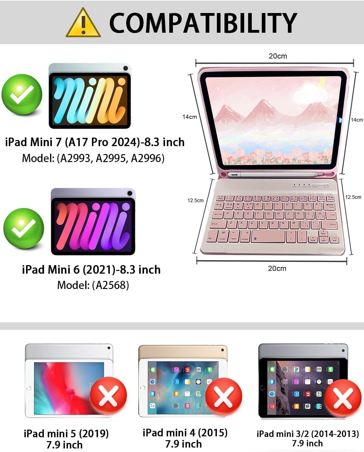 Keyboard Case For iPad mini 7t - Desk Setup Ipad ulasan dan harga