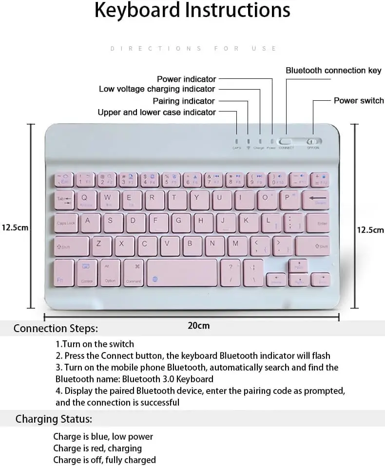 Keyboard Case For iPad mini 7t - Desk Setup Ipad ulasan dan harga