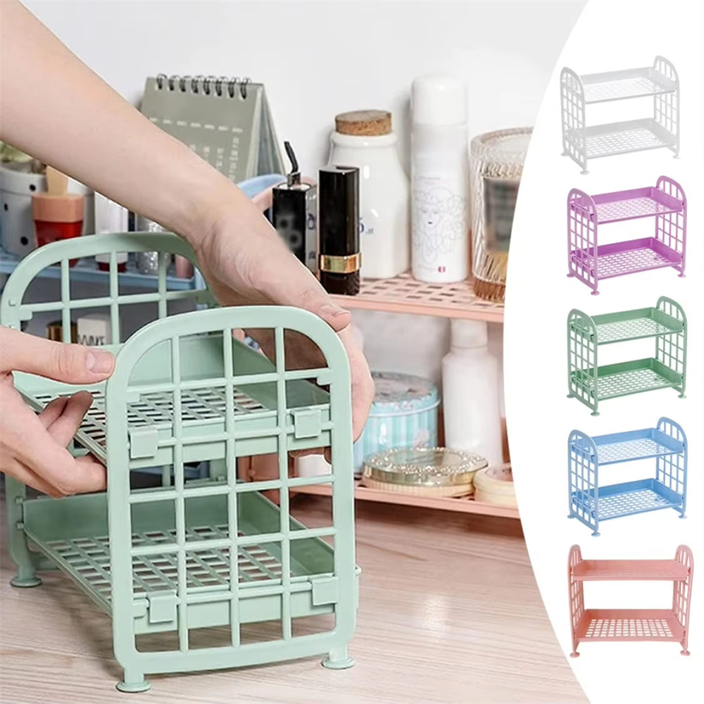 Desktop Storage Rack Organizer - Desk Setup Organizer ulasan dan harga