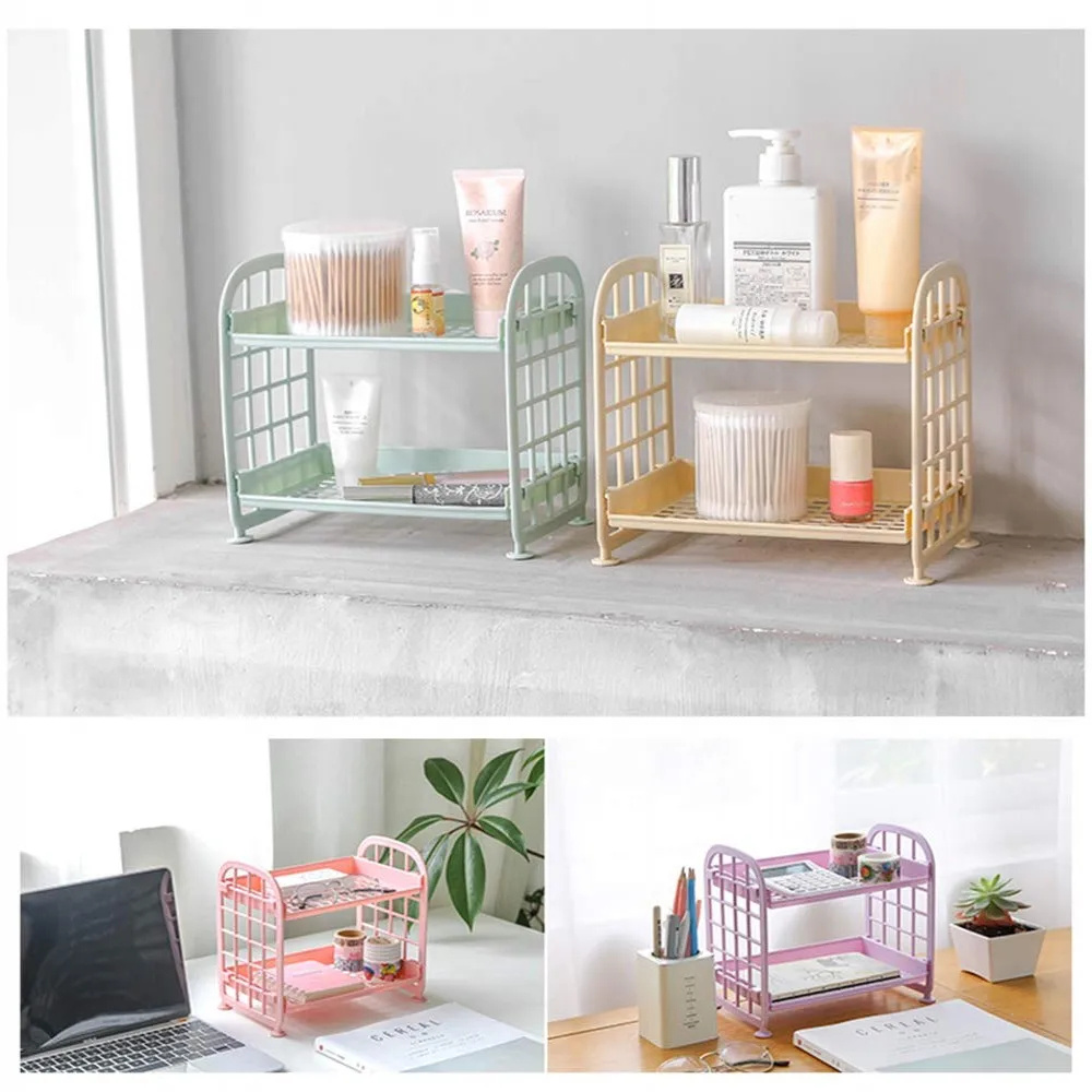 Desktop Storage Rack Organizer - Desk Setup Organizer ulasan dan harga