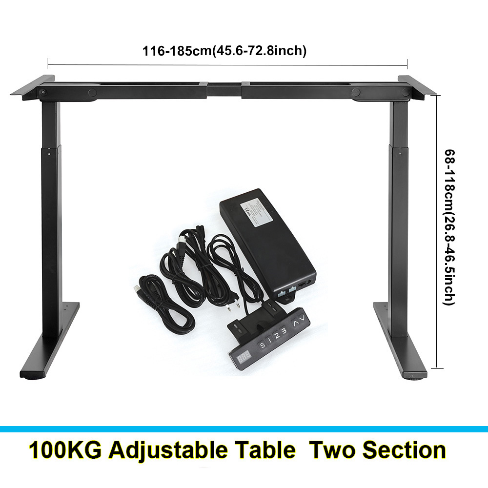 Two/Three Section Electric Lif - Desk Setup Pc ulasan dan harga