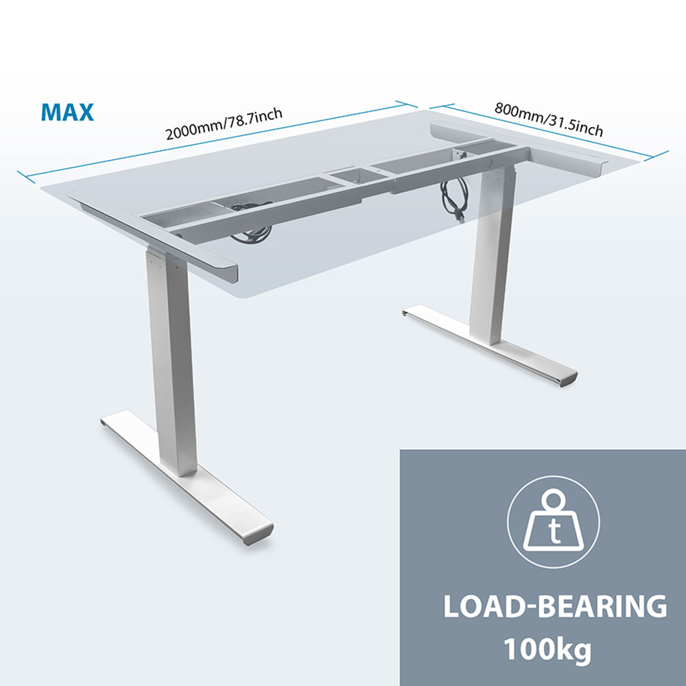 Two/Three Section Electric Lif - Desk Setup Pc ulasan dan harga