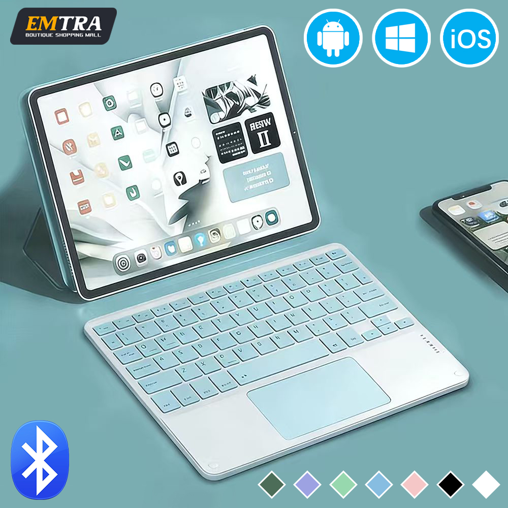 EMTRA Universal Bluetooth Keyb - Desk Setup Ipad ulasan dan harga