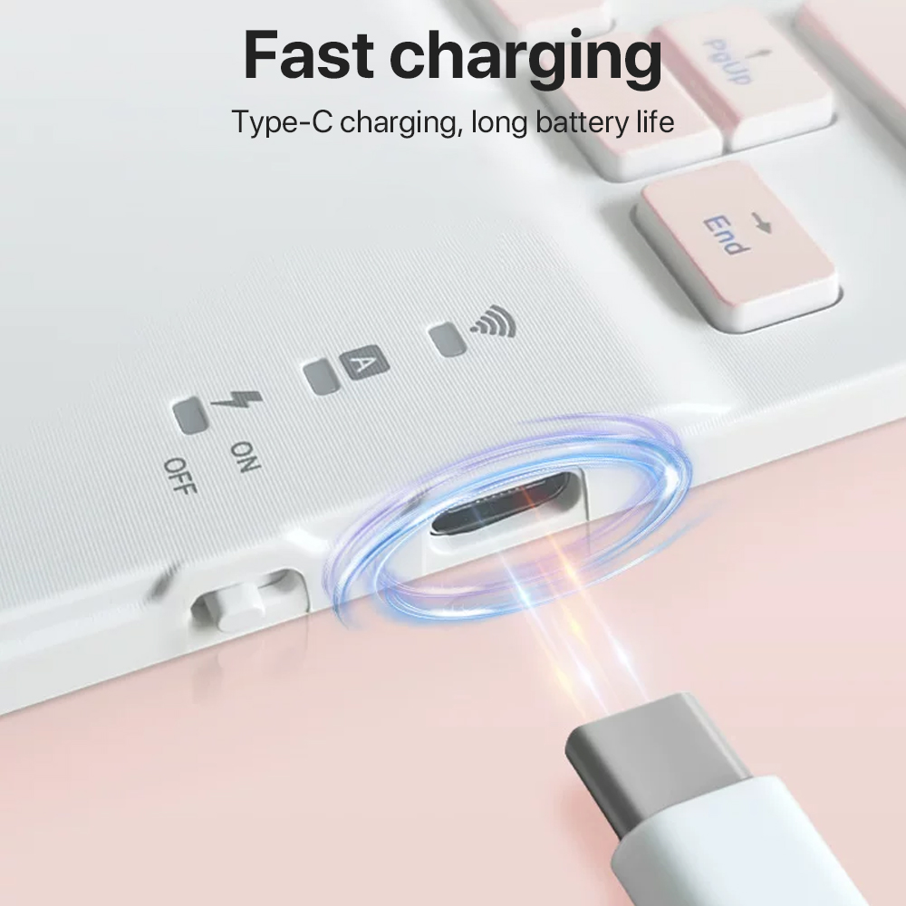 EMTRA Universal Bluetooth Keyb - Desk Setup Ipad ulasan dan harga