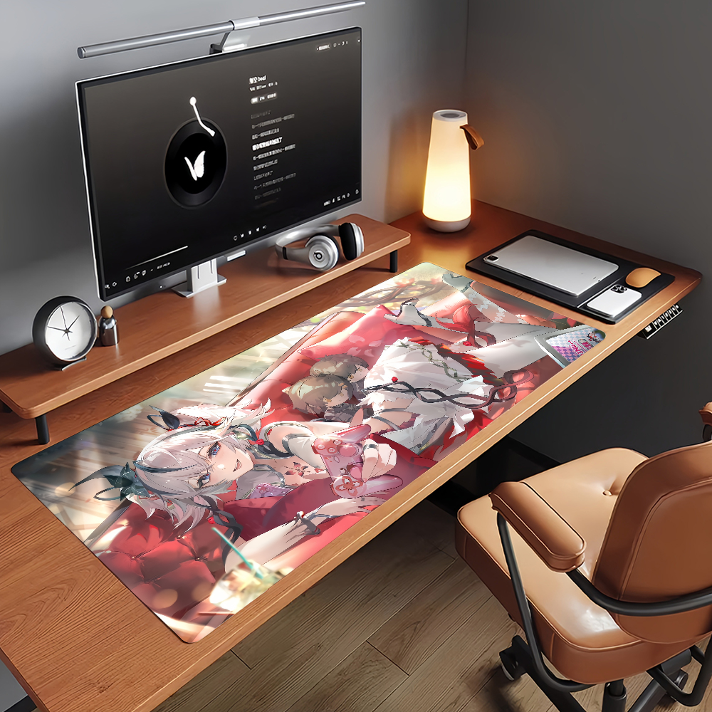 Gaming Mouse Pad,Desk Mat,Anti - Desk Setup Red ulasan dan harga