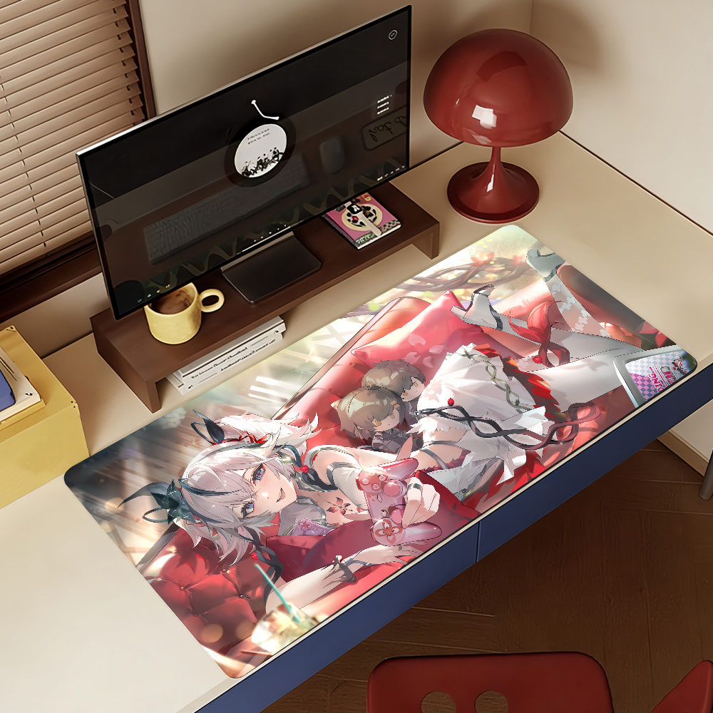 Gaming Mouse Pad,Desk Mat,Anti - Desk Setup Red ulasan dan harga