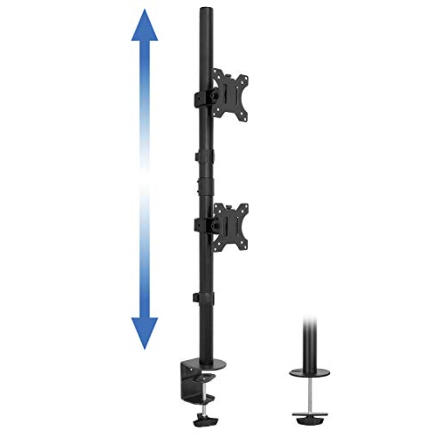 Vertical Dual Monitor Mount fo - Desk Setup Vertical Monitor ulasan dan harga