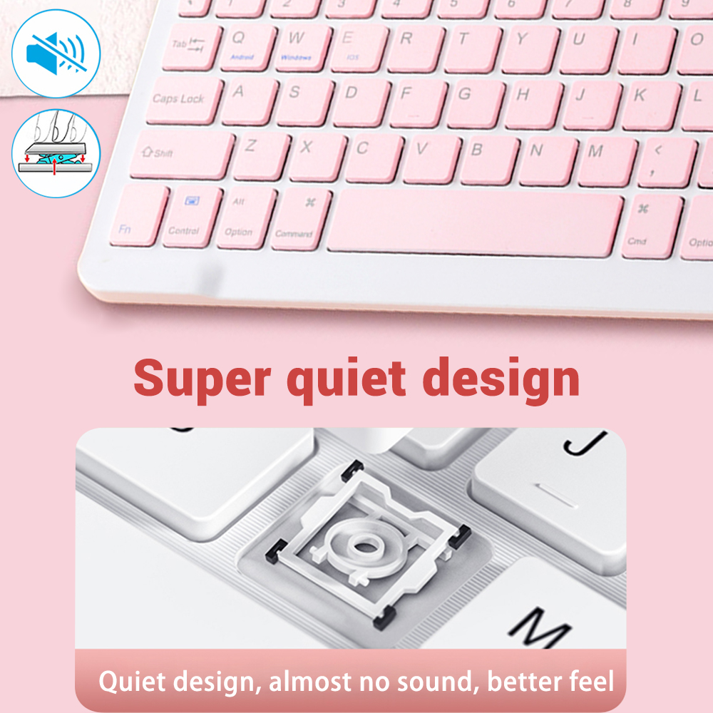 Mini Wireless Keyboard Bluetoo - Desk Setup Ipad ulasan dan harga