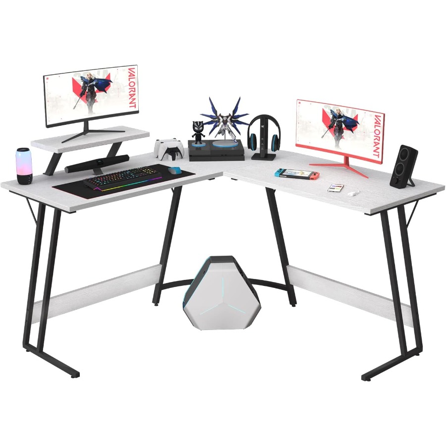 L Shaped Gaming Desk with Larg - Desk Setup Corner ulasan dan harga