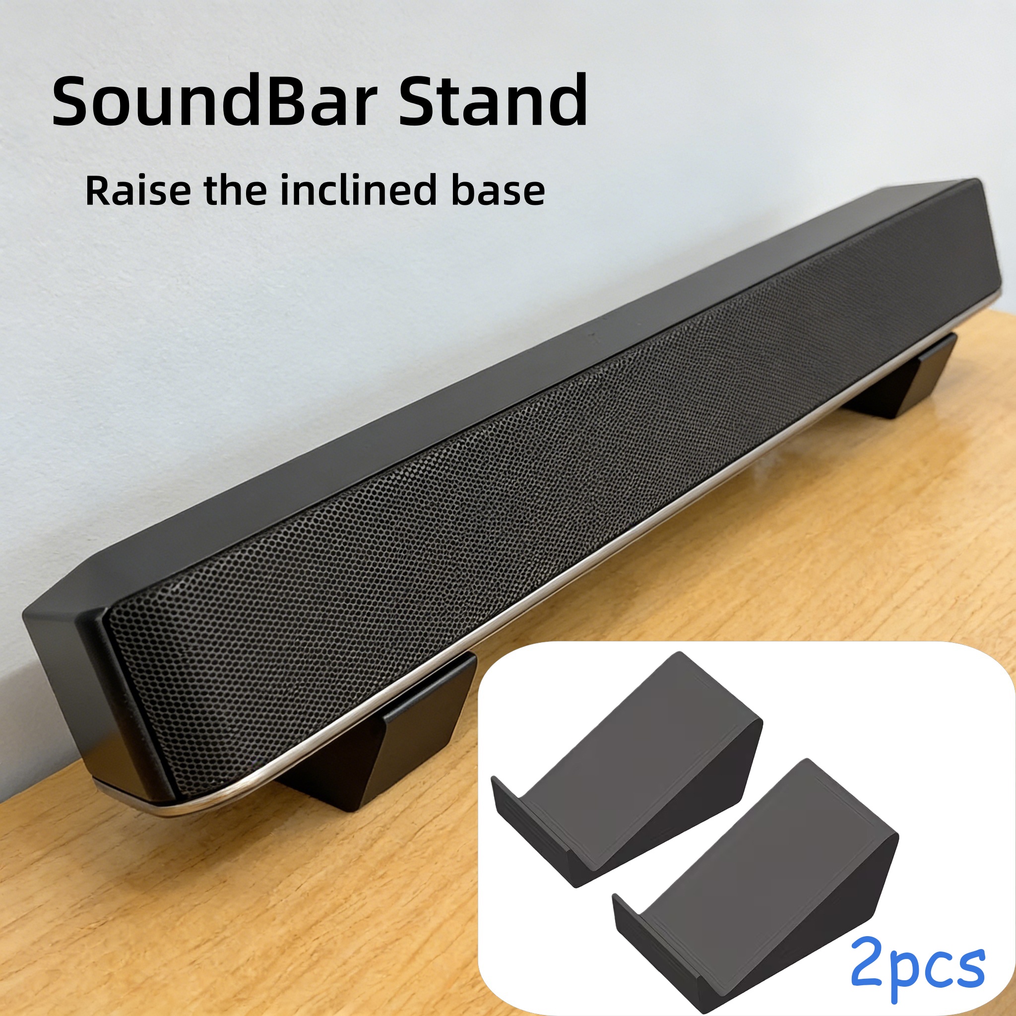 2pcs Universal SoundBar Stand  - Desk Setup Speakers ulasan dan harga