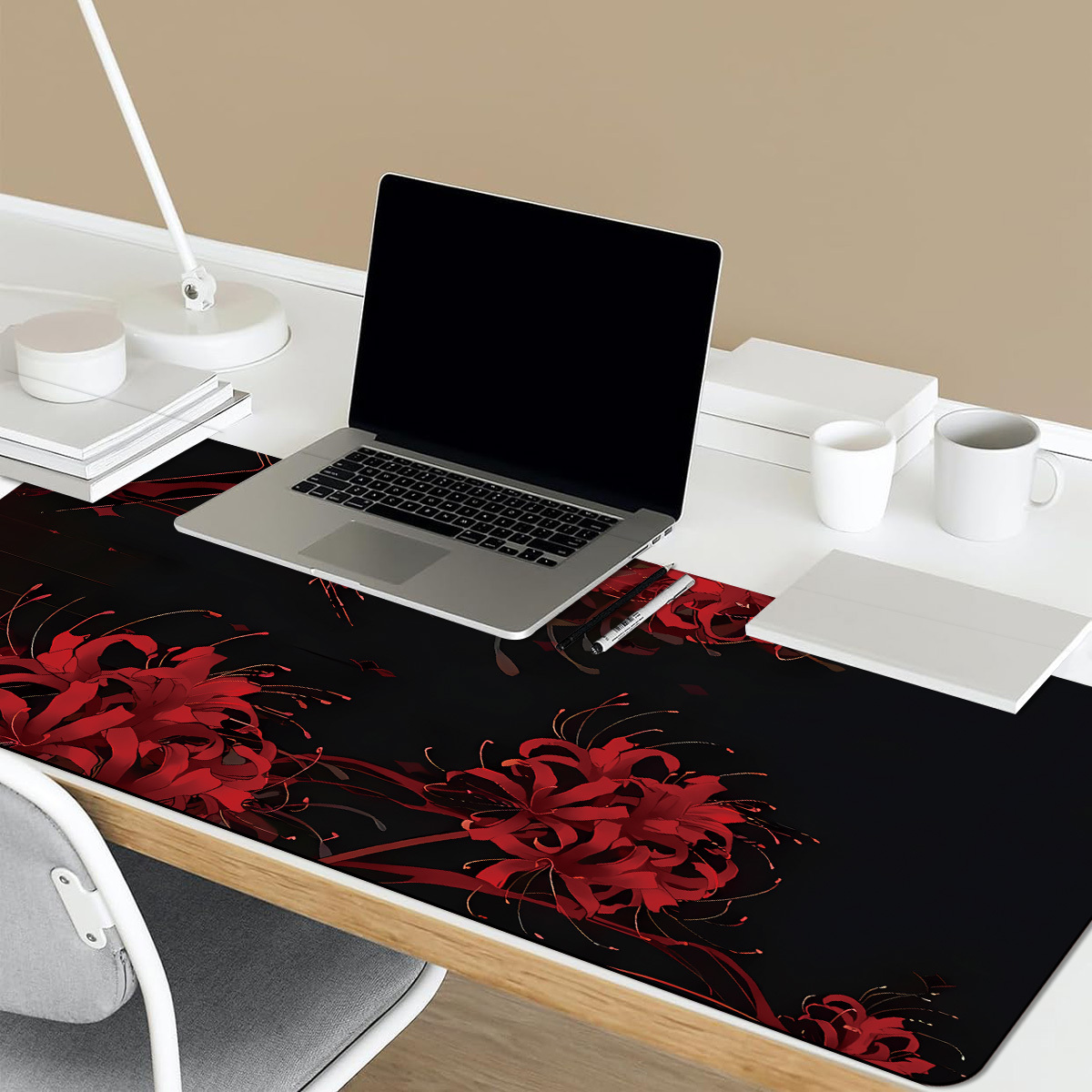 1pc Bana Extended Gaming Mouse - Desk Setup Red ulasan dan harga
