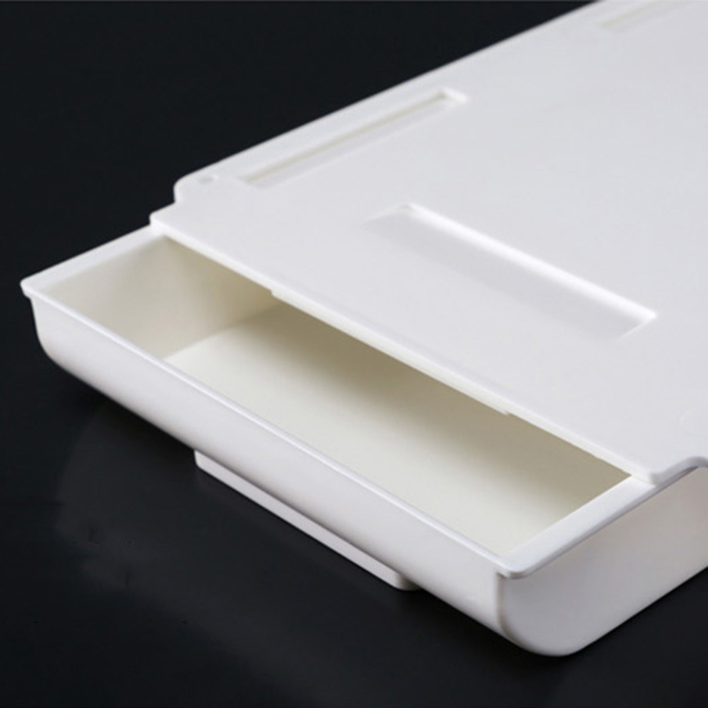 Hidden Storage Box Under Desk  - Desk Setup Organizer ulasan dan harga