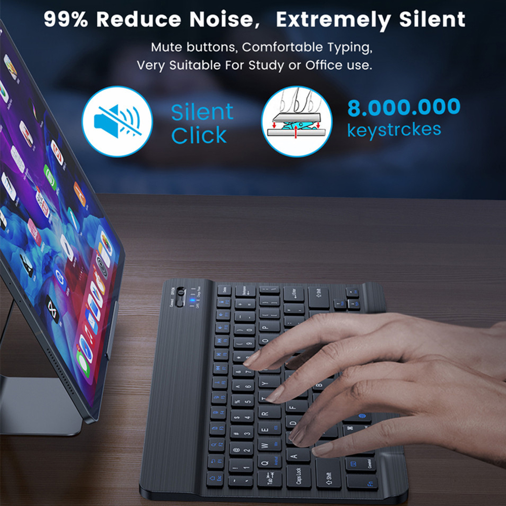 Bluetooth Keyboard and Mouse F - Desk Setup Ipad ulasan dan harga