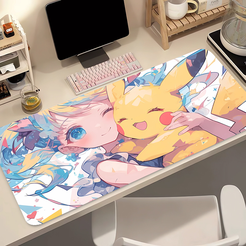 Anime Mouse Pad 90x40cm Pokemo - Desk Setup Maker ulasan dan harga