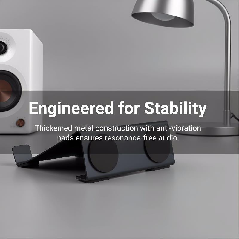 Metal Desktop Speaker Stand fo - Desk Setup Speakers ulasan dan harga