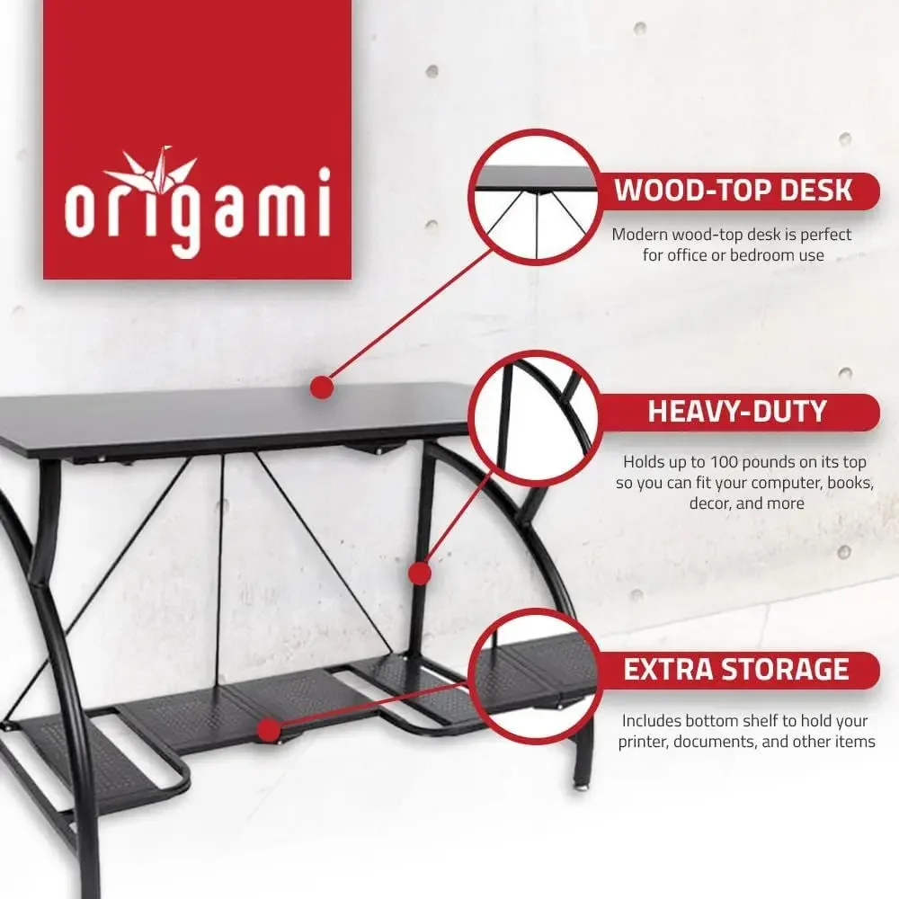 Space-Saving Foldable Desk for - Desk Setup With Laptop And Monitor ulasan dan harga
