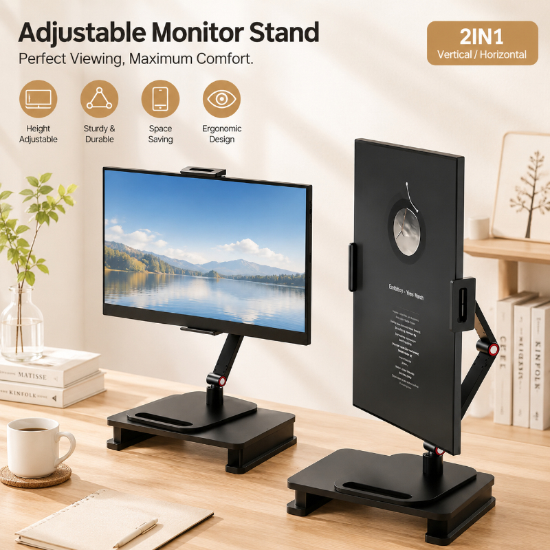 Expandable Portable Monitor Mo - Desk Setup With Laptop And Monitor ulasan dan harga