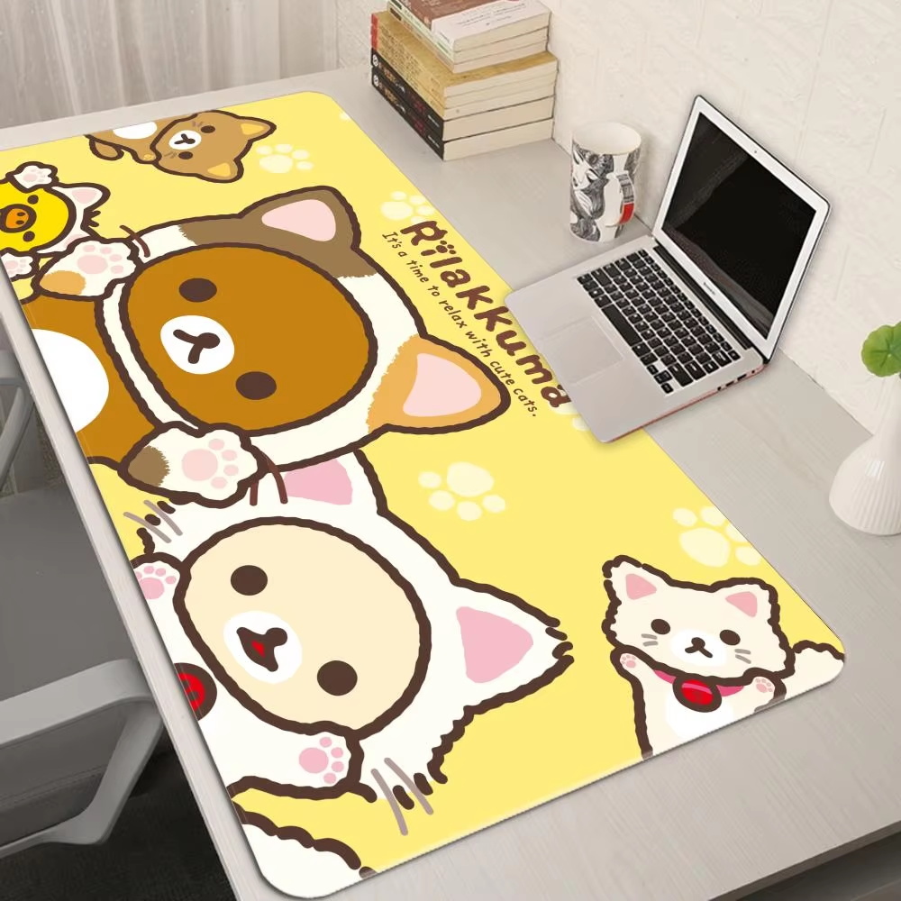 XXL Cartoon Pink Mouse Pad Ani - Desk Setup Pc ulasan dan harga