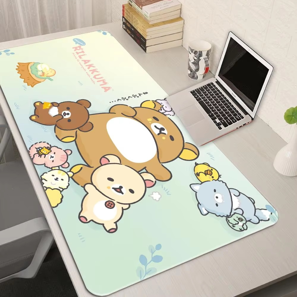 XXL Cartoon Pink Mouse Pad Ani - Desk Setup Pc ulasan dan harga
