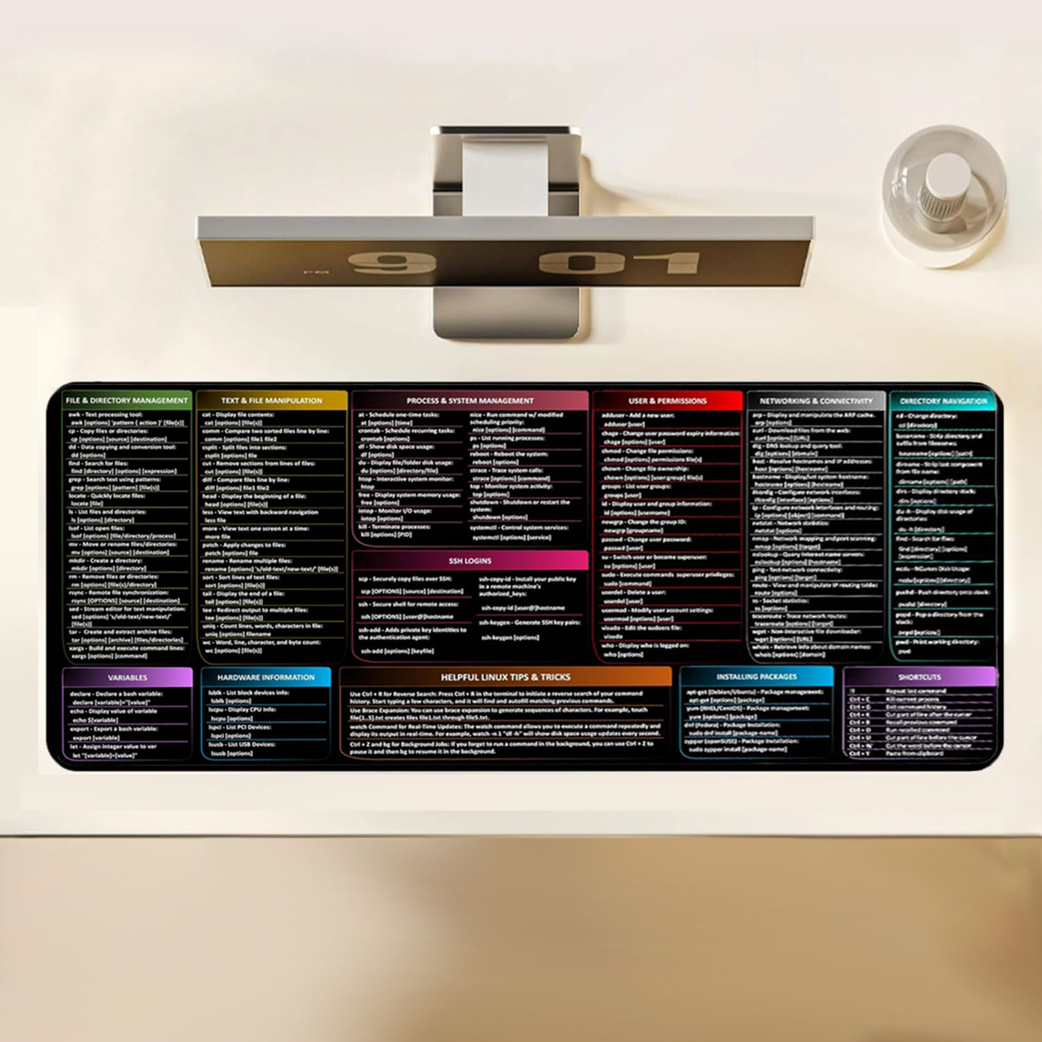 Linux Commands Mouse Pad,Short - Desk Setup Red ulasan dan harga