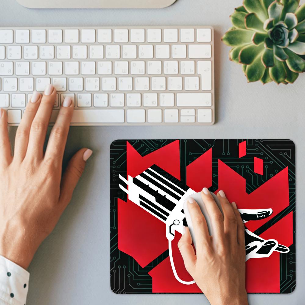HYBXAXC  Cyberpunk Tech Hand B - Desk Setup Red ulasan dan harga