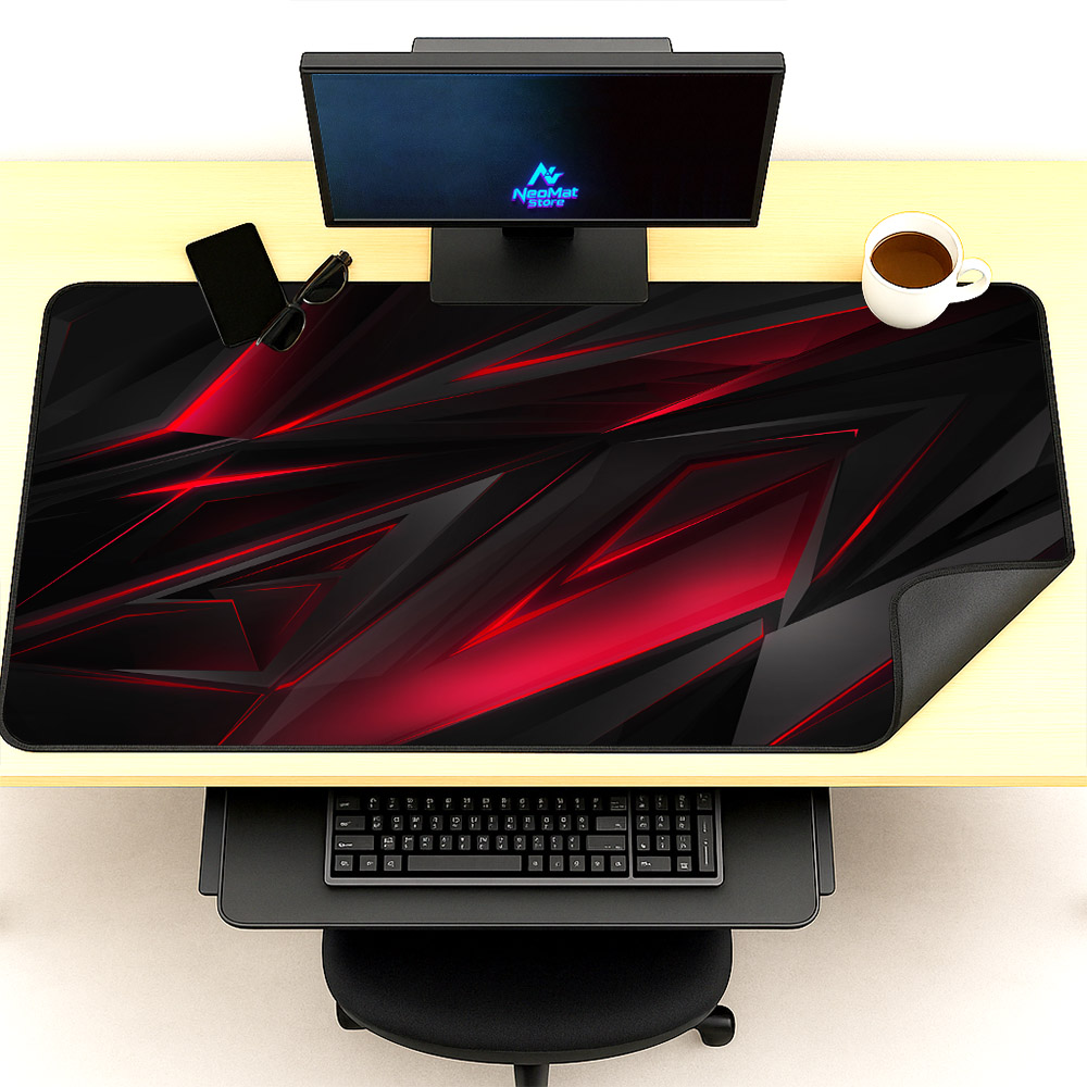 Xxxl Mouse Pad Gamer Setup Dec - Desk Setup Red ulasan dan harga