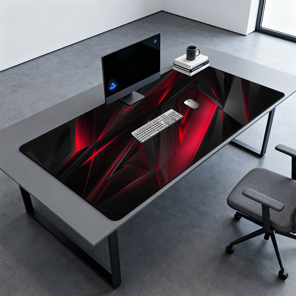 Xxxl Mouse Pad Gamer Setup Dec - Desk Setup Red ulasan dan harga