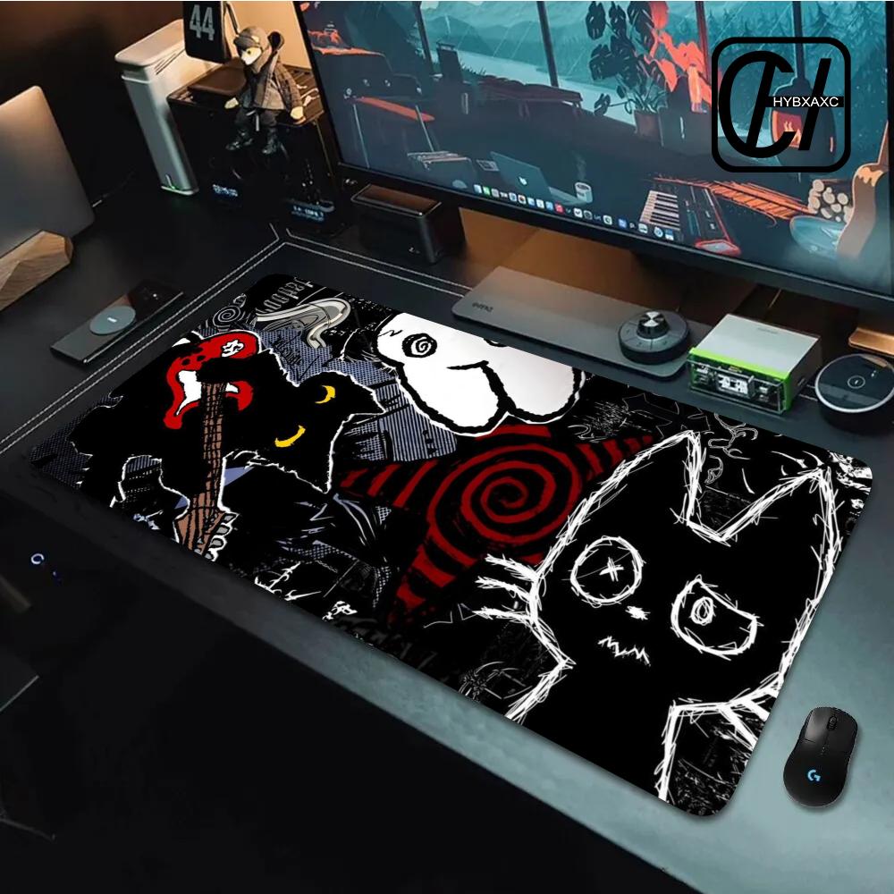 Mouse Pad Dark Punk Grunge Red - Desk Setup Red ulasan dan harga
