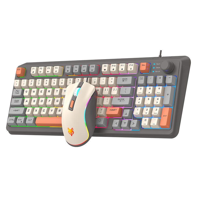 K820 USB Wired Game Keyboard M - Desk Setup Game ulasan dan harga