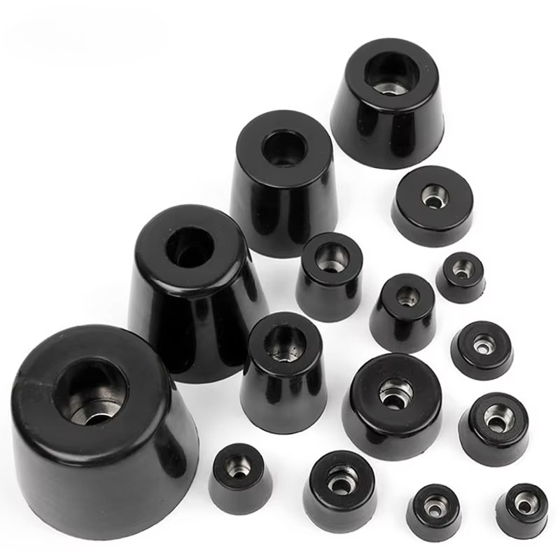 80/8Pcs Black Rubber Feet Pads - Desk Setup Speakers ulasan dan harga