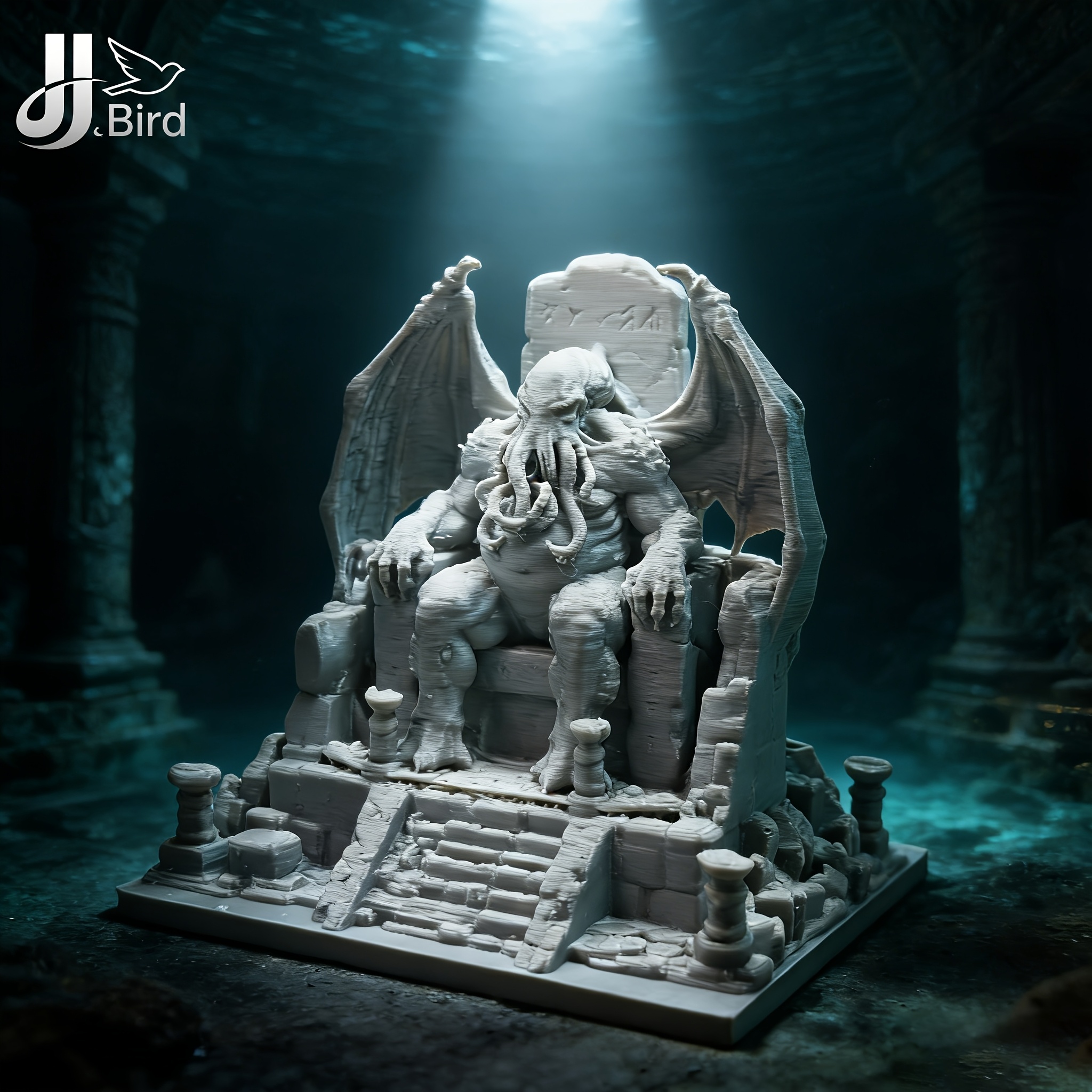 1-Piece Cthulhu Throne Model O - Desk Setup Artist ulasan dan harga