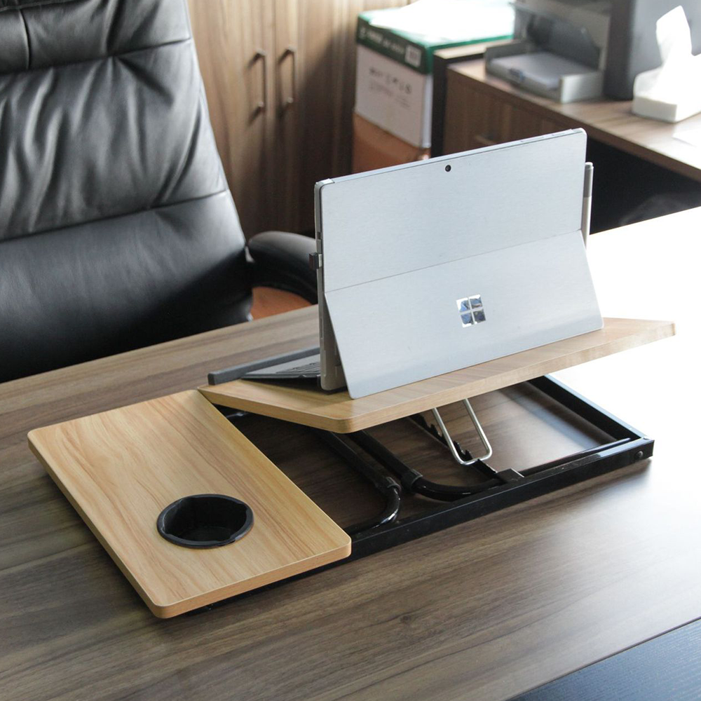 Adjustable Foldable Laptop Des - Desk Setup Pc ulasan dan harga