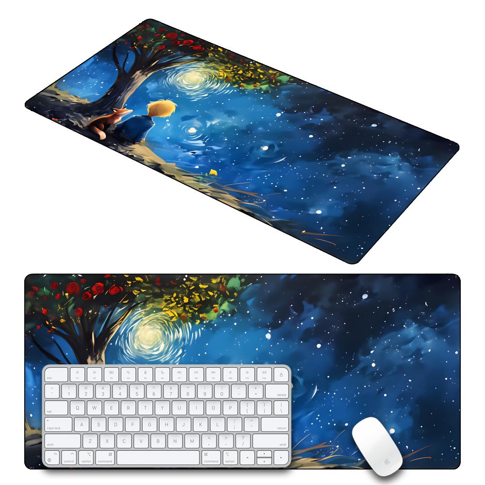 HYBXAXC red, Mouse starry Pad  - Desk Setup Red ulasan dan harga