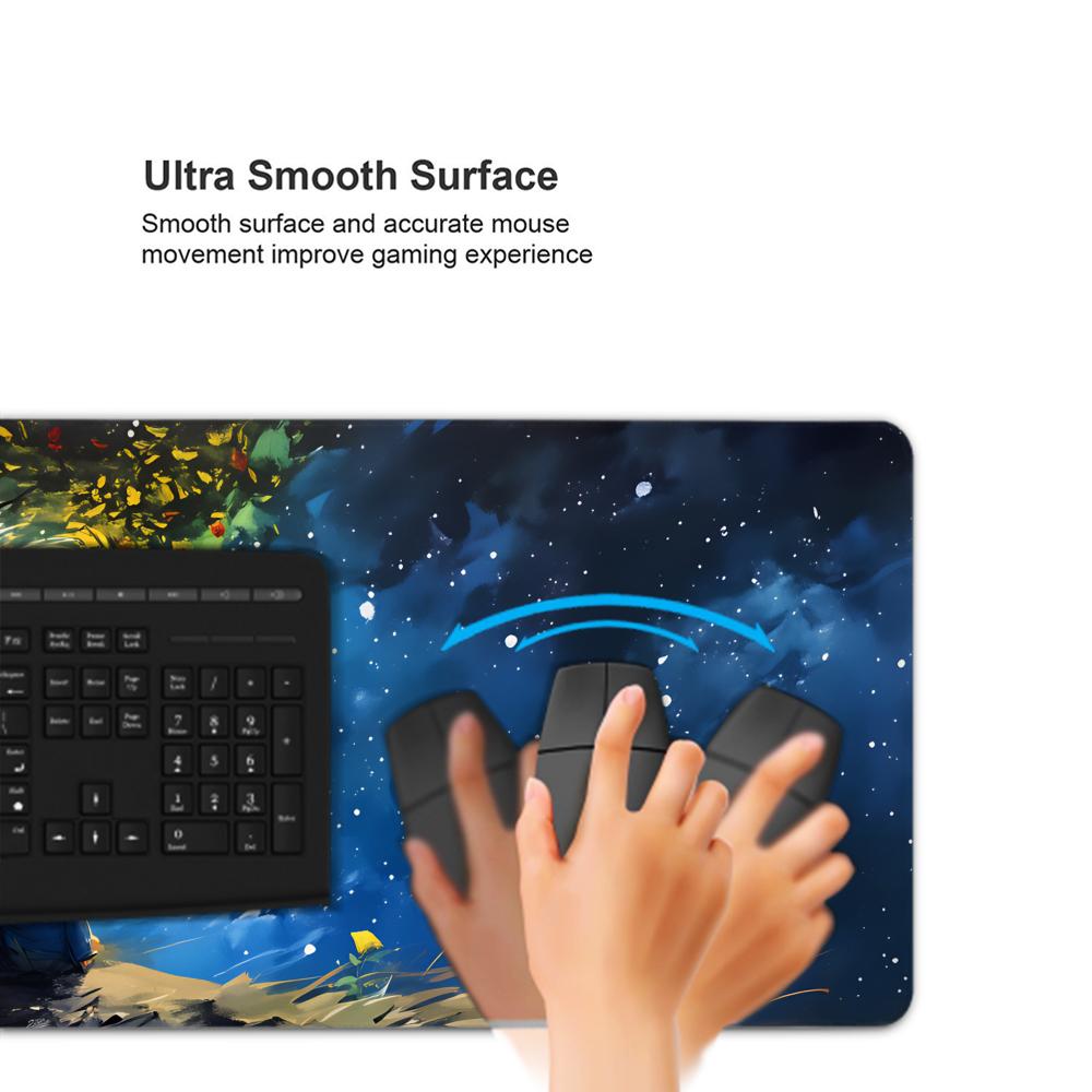 HYBXAXC red, Mouse starry Pad  - Desk Setup Red ulasan dan harga