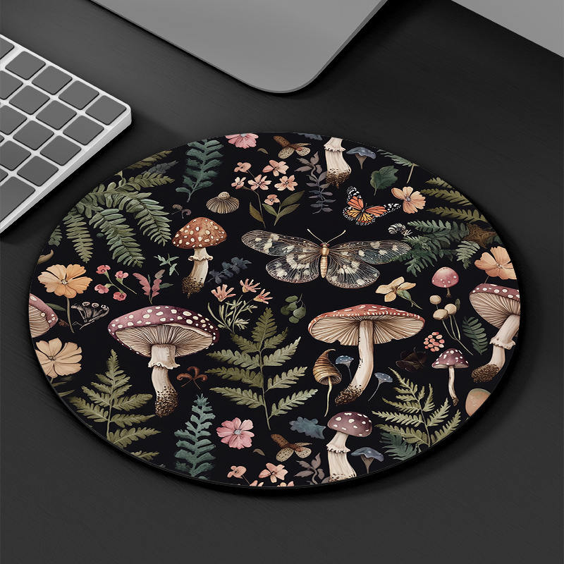 Round Forest Plant Mouse Pad R - Desk Setup Organizer ulasan dan harga